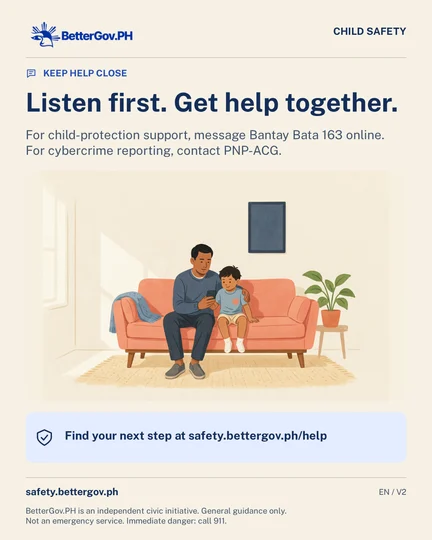 Listen first. Get help together.