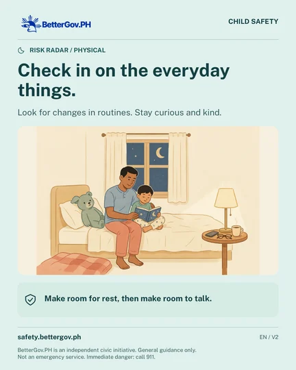 Check in on the everyday things.