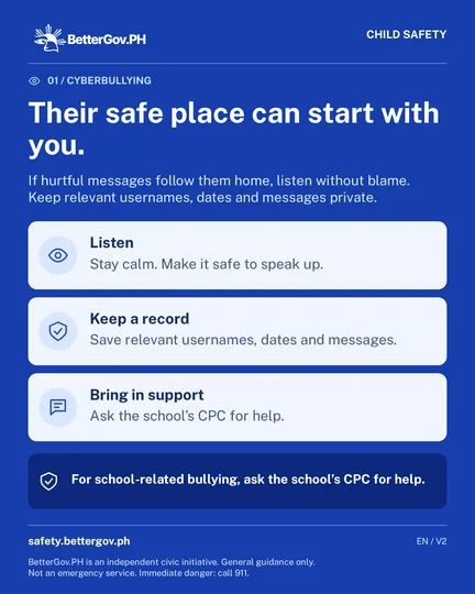 Their safe place can start with you.